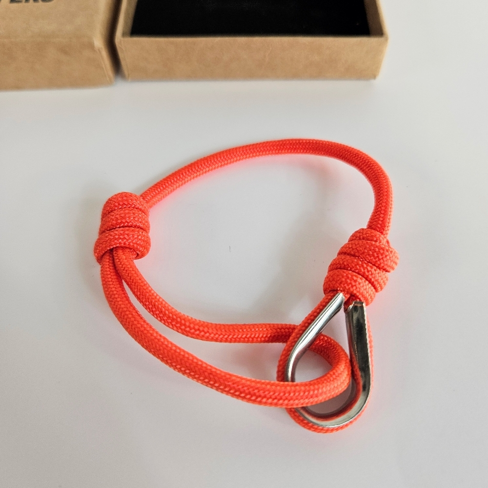 Parajumpers Naimakka Rope Parachute Cord Bracelet Nylon Orange L